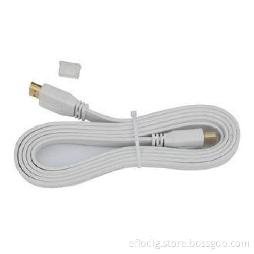 Gold plated flat 3D HDMI Cables 10m support 1080p 3d ethern